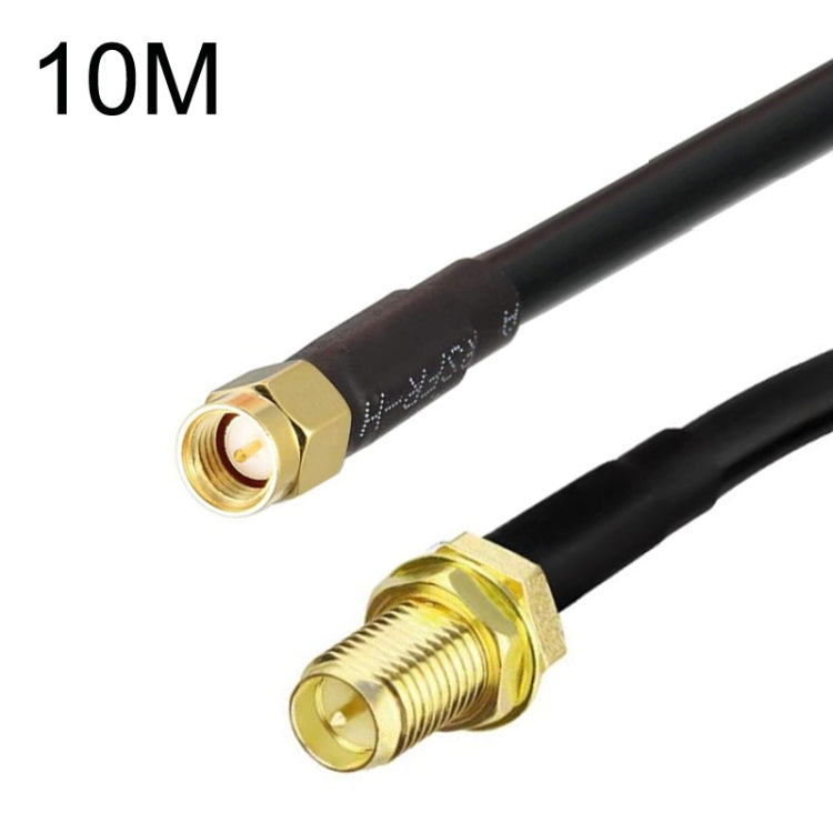 SMA Male To RP-SMA Female RG58 Coaxial Adapter Cable, Cable Length:10m - Connectors by PMC Jewellery | Online Shopping South Africa | PMC Jewellery | Buy Now Pay Later Mobicred