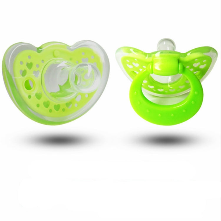 Baby Child Silicone Soft Round Head  Resistant to Tearing  Sleepy Pacifier(Fresh Green) - Cups & Silicone Nipple by PMC Jewellery | Online Shopping South Africa | PMC Jewellery