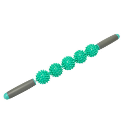 5 Ball Muscle Massage Relax Hedgehog Ball Yoga Stick Roller Stick(Green  ) - Yoga Blocks by PMC Jewellery | Online Shopping South Africa | PMC Jewellery