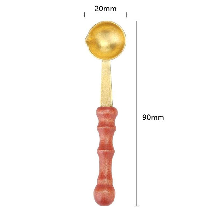 Retro Seal Fire Paint Seal Spoon Wooden Melting Wax Dedicated Measuring Spoon - Gadgets by PMC Jewellery | Online Shopping South Africa | PMC Jewellery | Buy Now Pay Later Mobicred