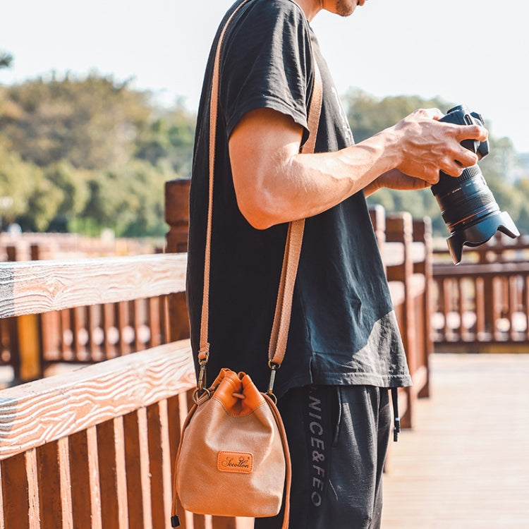 S.C.COTTON Camera Lens Protection Bag Liner Bag Waterproof Camera Storage Bag, Size: S(Gray) - Soft Bag by S.C.COTTON | Online Shopping South Africa | PMC TechLife | Buy Now Pay Later Mobicred