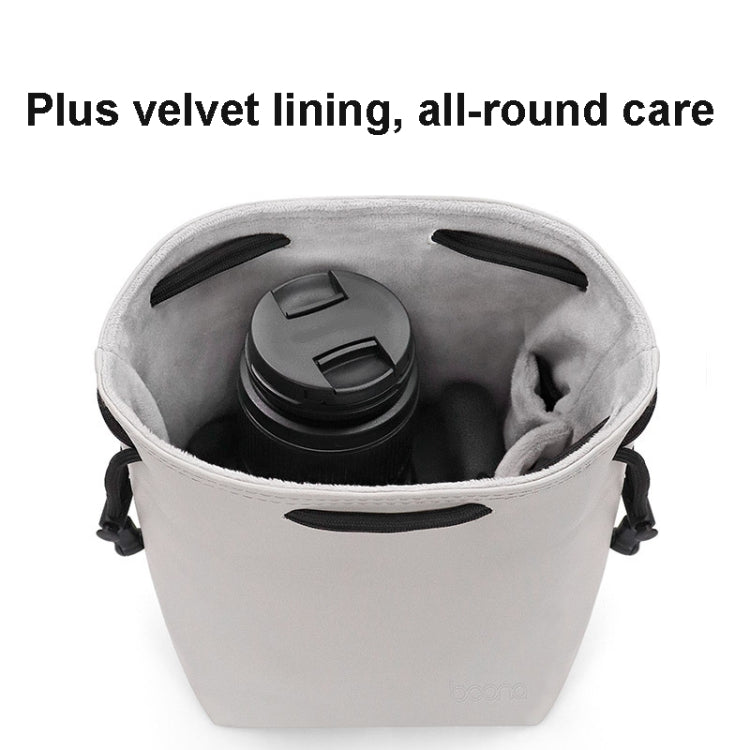 Baona Camera Bag Lens Drawstring Pouch, Size: Medium(Black) - free shipping - PMC TechLife - Order now!