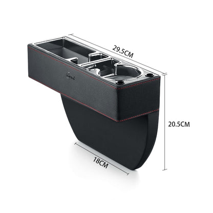 SUSISUN SNH010 Car Seat Gap Storage Box, Style:Positive Drive USB Charging(Apricot) - Stowing Tidying by SUSISUN | Online Shopping South Africa | PMC Jewellery | Buy Now Pay Later Mobicred