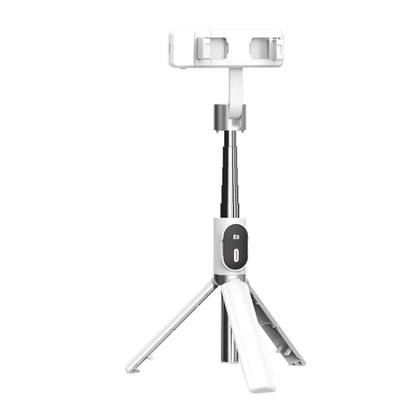 P60D Fill Light Bluetooth Mobile Phone Selfie Stick(White) - Selfie Sticks by PMC Jewellery | Online Shopping South Africa | PMC Jewellery | Buy Now Pay Later Mobicred