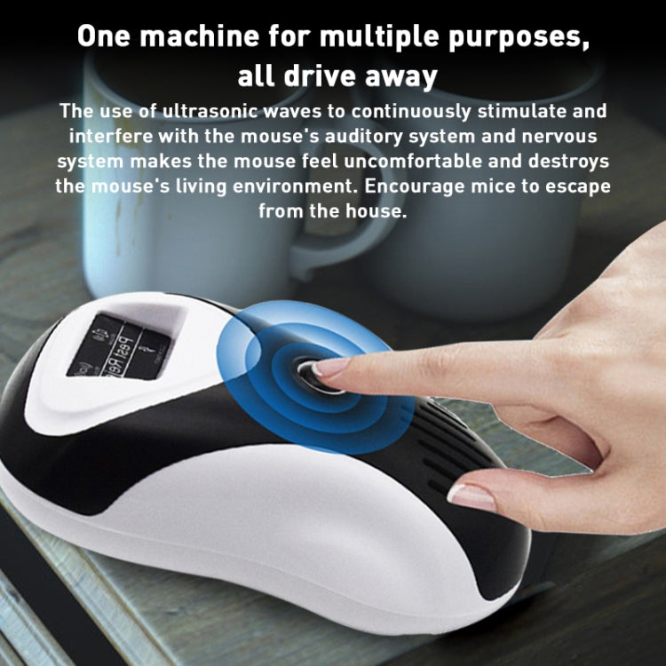 Ultrasonic Multifunctional Mouse Repeller Energy-Saving Silent Insect Repeller, Plug Type:UK Plug(Black White) - Repellents by PMC TechLife | Online Shopping South Africa | PMC TechLife | Buy Now Pay Later Mobicred
