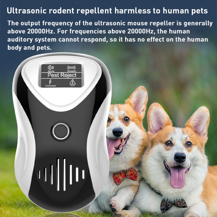 Ultrasonic Multifunctional Mouse Repeller Energy-Saving Silent Insect Repeller, Plug Type:US Plug(Black White) - Repellents by PMC TechLife | Online Shopping South Africa | PMC TechLife | Buy Now Pay Later Mobicred