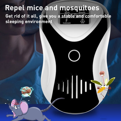 Ultrasonic Mouse Repeller Energy-Saving Silent Insect Repeller, Plug Type:US Plug(Blue White) - Repellents by PMC Jewellery | Online Shopping South Africa | PMC Jewellery | Buy Now Pay Later Mobicred