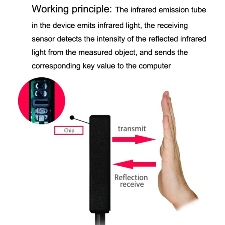 Pcsensor IRSW20A USB Switch Programming Keyboard Mouse Automatic Scanner Proximity Sensor - free shipping - PMC Jewellery - Order now!