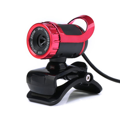 HXSJ A859 480P Computer Network Course Camera Video USB Camera Built-in Sound-absorbing Microphone(Red) - HD Camera by HXSJ | Online Shopping South Africa | PMC Jewellery | Buy Now Pay Later Mobicred