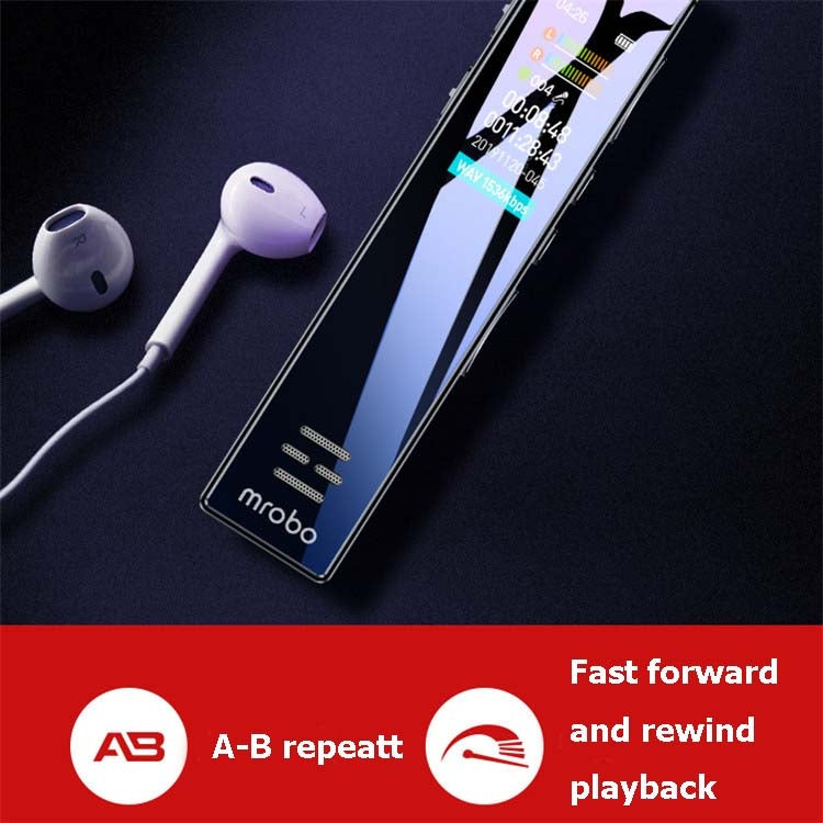 MROBO A10 Professional Voice Recorder HD Noise Reduction Student MP3 Color Screen Player, Capacity: 8GB - Other Style by PMC Jewellery | Online Shopping South Africa | PMC Jewellery | Buy Now Pay Later Mobicred