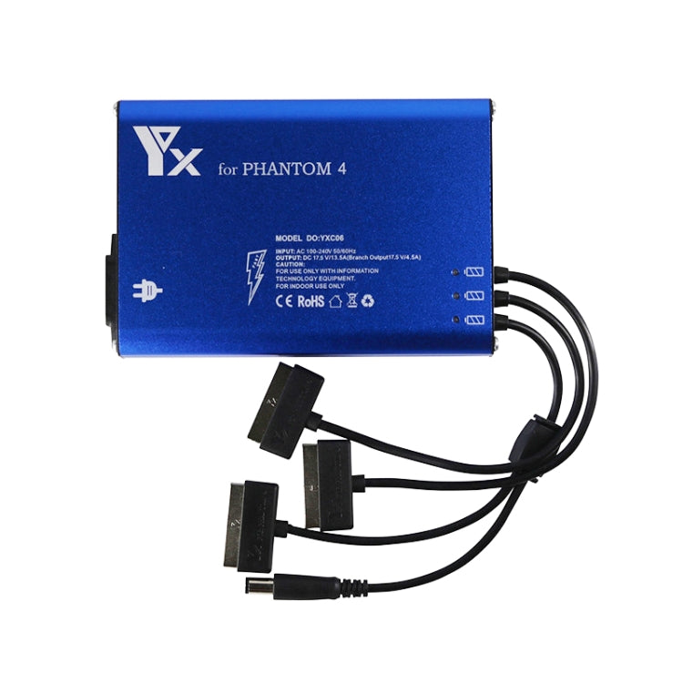 For DJI Phantom 4 Pro Advanced+ Charger  4 in 1 Hub Intelligent Battery Controller Charger, Plug Type:AU Plug -  by PMC TechLife | Online Shopping South Africa | PMC TechLife | Buy Now Pay Later Mobicred