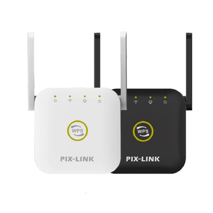 PIX-LINK WR22 300Mbps Wifi Wireless Signal Amplification Enhancement Extender, Plug Type:AU Plug(Black) - Wireless Routers by PIX-LINK | Online Shopping South Africa | PMC Jewellery | Buy Now Pay Later Mobicred