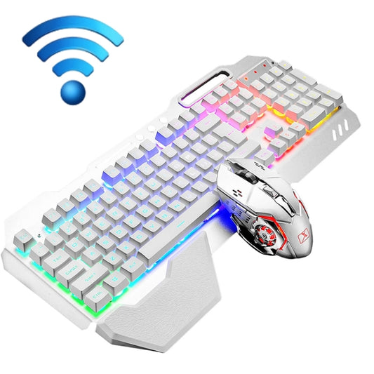 K680 RGB Rechargeable Gaming Wireless Keyboard and Mouse Set(White) - Wireless Keyboard by PMC Jewellery | Online Shopping South Africa | PMC Jewellery | Buy Now Pay Later Mobicred