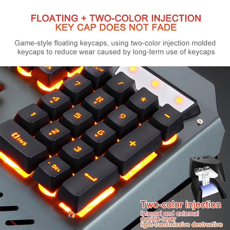 618 Internet Cafe Game Manipulator Keyboard and Mouse Set, Cable Length: 1.6m(Black) - Wired Keyboard by PMC Jewellery | Online Shopping South Africa | PMC Jewellery | Buy Now Pay Later Mobicred