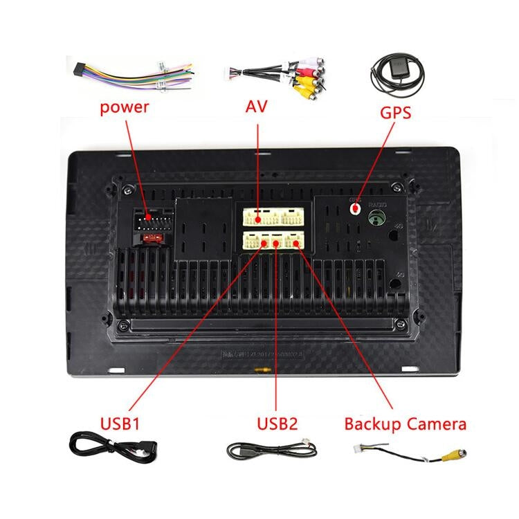 Universal Machine Android Smart Navigation Car Navigation DVD Reversing Video Integrated Machine, Size:10inch 2+16G, Specification:Standard - Car DVD by PMC TechLife | Online Shopping South Africa | PMC TechLife | Buy Now Pay Later Mobicred