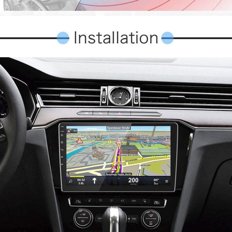 Universal Machine Android Smart Navigation Car Navigation DVD Reversing Video Integrated Machine, Size:9inch 1+16G, Specification:Standard+4 Lights Camera - Car DVD by PMC Jewellery | Online Shopping South Africa | PMC Jewellery | Buy Now Pay Later Mobicred