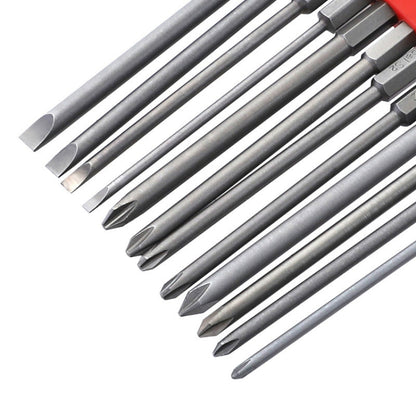 12 PCS / Set Screwdriver Bit With Magnetic S2 Alloy Steel Electric Screwdriver, Specification:1 - Drill & Drill Bits by PMC Jewellery | Online Shopping South Africa | PMC Jewellery | Buy Now Pay Later Mobicred