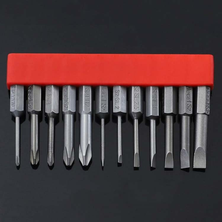 12 PCS / Set Screwdriver Bit With Magnetic S2 Alloy Steel Electric Screwdriver, Specification:2 - Drill & Drill Bits by PMC TechLife | Online Shopping South Africa | PMC TechLife | Buy Now Pay Later Mobicred