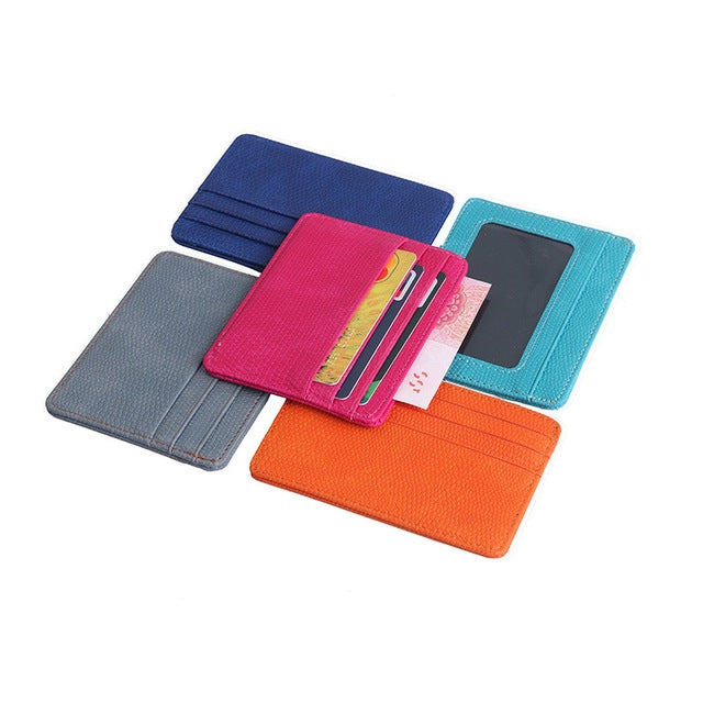 Lizard Pattern PU Leather Bank Card Set Card Package(Pink) - Card & Passport Bags by PMC TechLife | Online Shopping South Africa | PMC TechLife | Buy Now Pay Later Mobicred