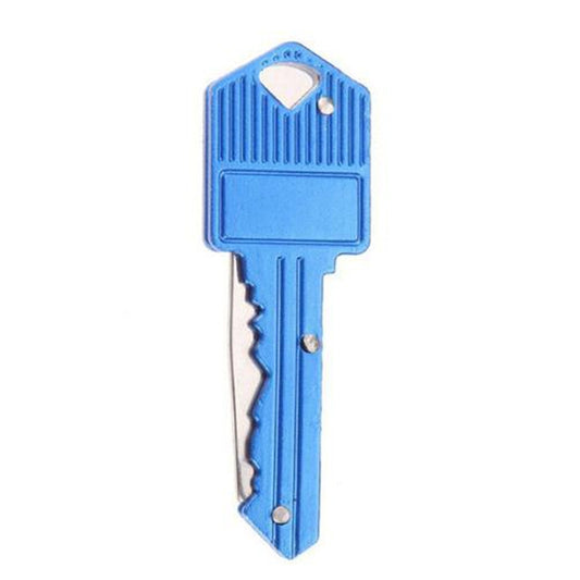 Key Chain Portable Folding Knife Peeler Mini Camping Key-shaped Self-defense Knife - Self-defense Protection by PMC Jewellery | Online Shopping South Africa | PMC Jewellery | Buy Now Pay Later Mobicred