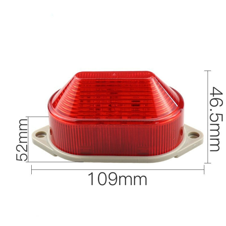DC12V Led Mini Strobe Signal Warning Light Silent Warning Light(Red) - Warning Lights by PMC TechLife | Online Shopping South Africa | PMC TechLife | Buy Now Pay Later Mobicred