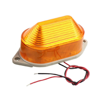 DC12V Led Mini Strobe Signal Warning Light Silent Warning Light(Orange) - Warning Lights by PMC Jewellery | Online Shopping South Africa | PMC Jewellery | Buy Now Pay Later Mobicred