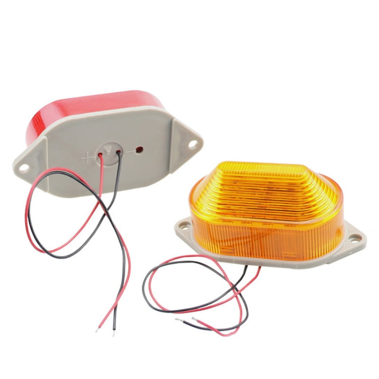 DC12V Led Mini Strobe Signal Warning Light Silent Warning Light(Orange) - Warning Lights by PMC Jewellery | Online Shopping South Africa | PMC Jewellery | Buy Now Pay Later Mobicred