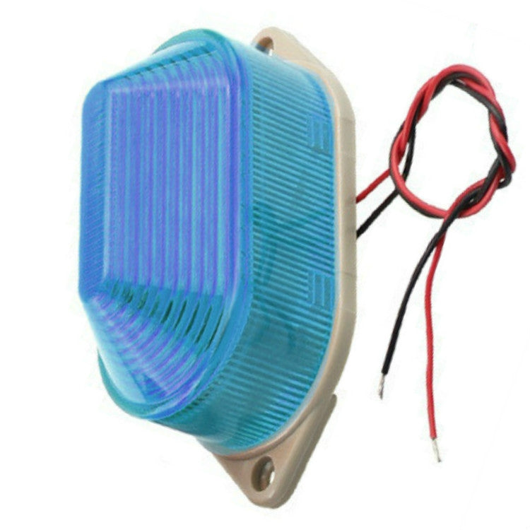 AC220V Led Mini Strobe Signal Warning Light Silent Warning Light(Blue) - Warning Lights by PMC Jewellery | Online Shopping South Africa | PMC Jewellery | Buy Now Pay Later Mobicred