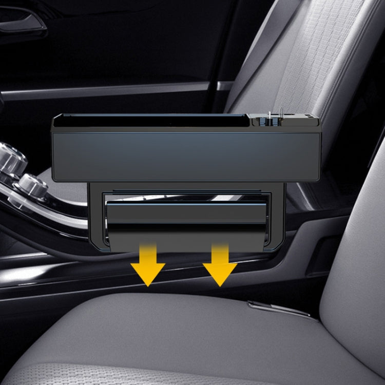 Car Seat Storage Box With Cable Car USB Charger, Style:3-wire - DIY Modified Charger by PMC TechLife | Online Shopping South Africa | PMC TechLife | Buy Now Pay Later Mobicred
