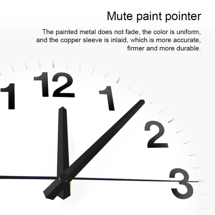 Smart Network Automatic Time Synchronization Wifi Wall Clock Modern Minimalist Silent Living Room Clock, Size:16 inch(Black) - Wall Clock by PMc TechLife | Online Shopping South Africa | PMc TechLife | Buy Now Pay Later Mobicred