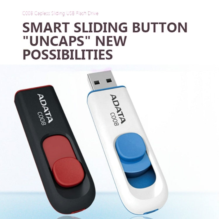 ADATA C008 Car Office Universal Usb2.0 U Disk, Capacity: 32GB(Red) - USB Flash Drives by ADATA | Online Shopping South Africa | PMC Jewellery | Buy Now Pay Later Mobicred