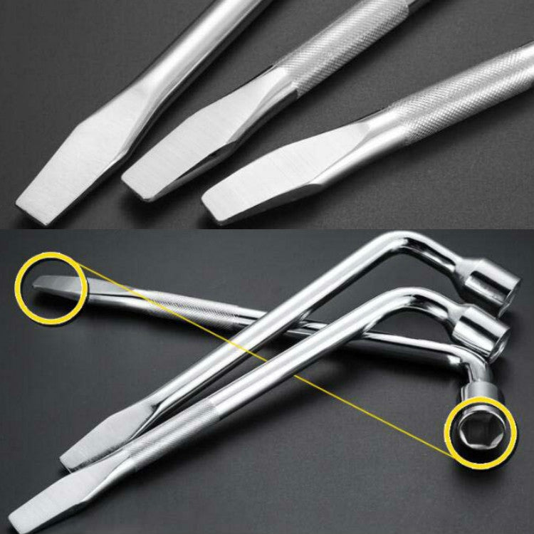 L-Type Car Tire Removal Tool Tire Wrench Socket Wrench, Specification: 21mm - Hand Tool Sets by PMC TechLife | Online Shopping South Africa | PMC TechLife | Buy Now Pay Later Mobicred
