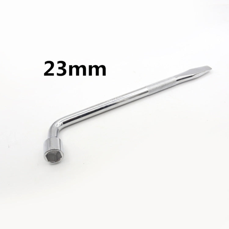L-Type Car Tire Removal Tool Tire Wrench Socket Wrench, Specification: 23mm - Hand Tool Sets by PMC TechLife | Online Shopping South Africa | PMC TechLife | Buy Now Pay Later Mobicred