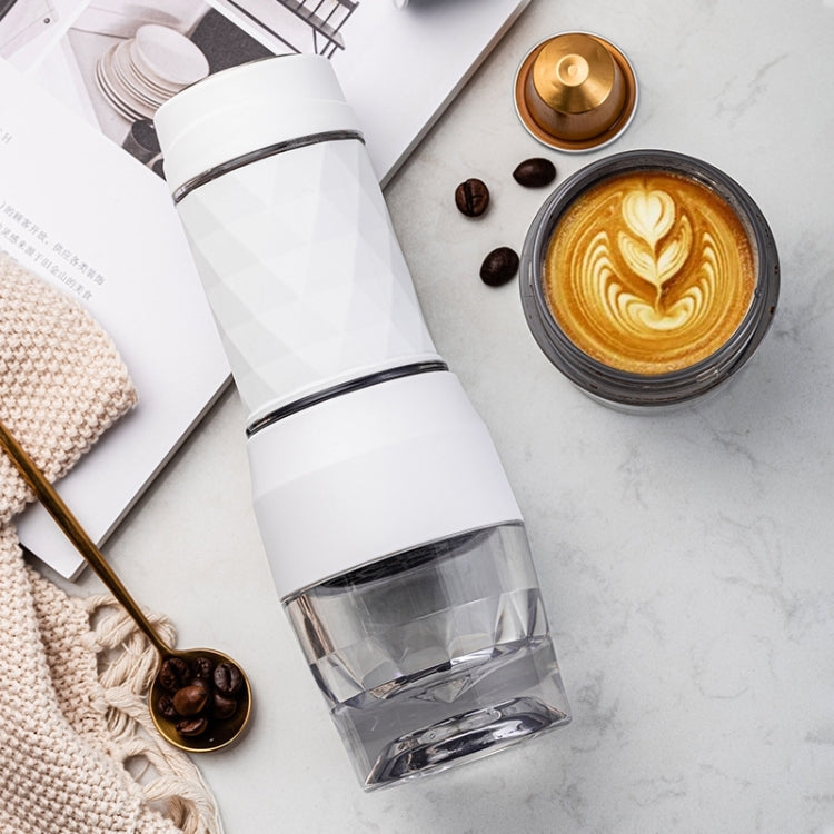 Portable Hand Pressure Espresso Machine Outdoor Accompanying Mini Coffee Cup(White) - free shipping - PMC TechLife - Order now!