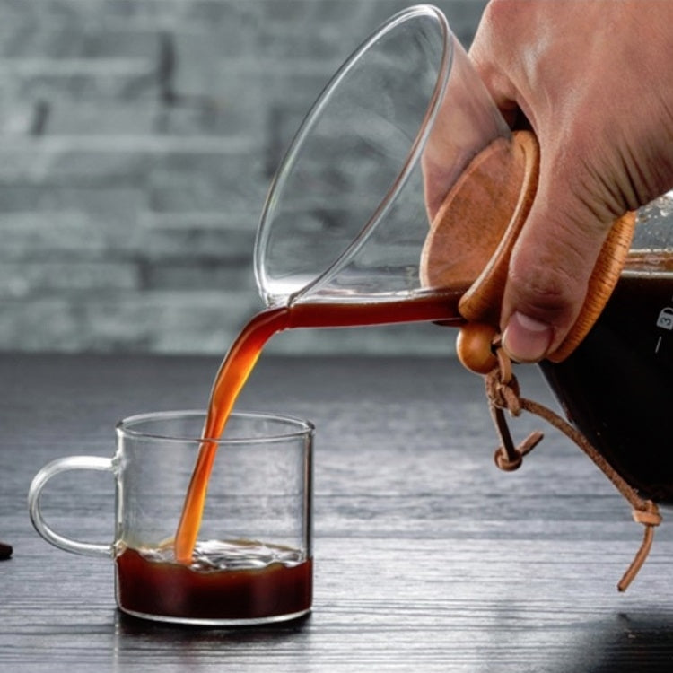 Hand Coffee Pot High Temperature Resistant 400ml Glass Coffee Pot, Style:Pot Without Strainer - free shipping - PMC TechLife - Order now!
