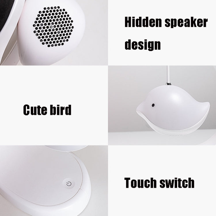 Bird Speaker Night Light Bedroom Bedside Music Desk Lamp, Style:Bluetooth - Night Lights by PMc TechLife | Online Shopping South Africa | PMc TechLife | Buy Now Pay Later Mobicred