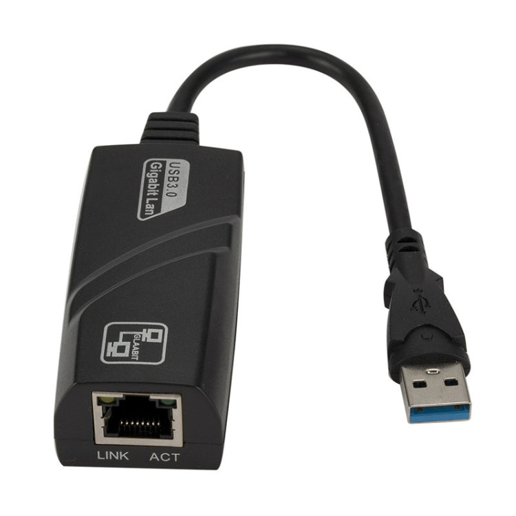 10/100/1000 Mbps RJ45 to USB 3.0 External Gigabit Network Card, Support WIN10 - USB Network Adapter by PMC TechLife | Online Shopping South Africa | PMC TechLife | Buy Now Pay Later Mobicred