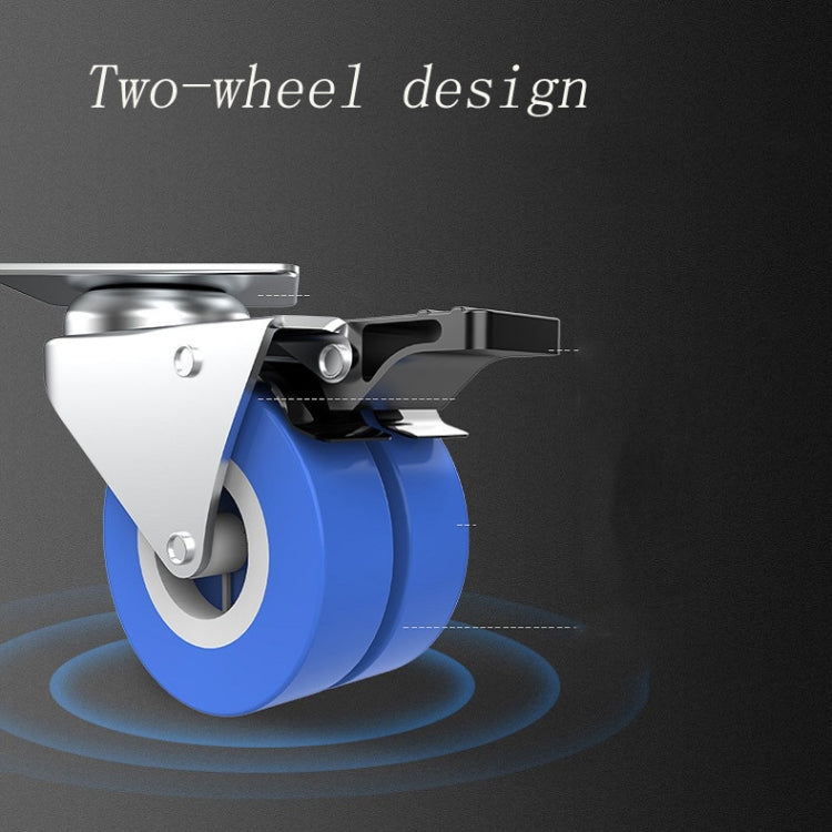 Single Tube 4 Wheels Adjustable Stainless Steel Refrigerator Bracket Washing Machine Base Bracket - free shipping - PMC TechLife - Order now!