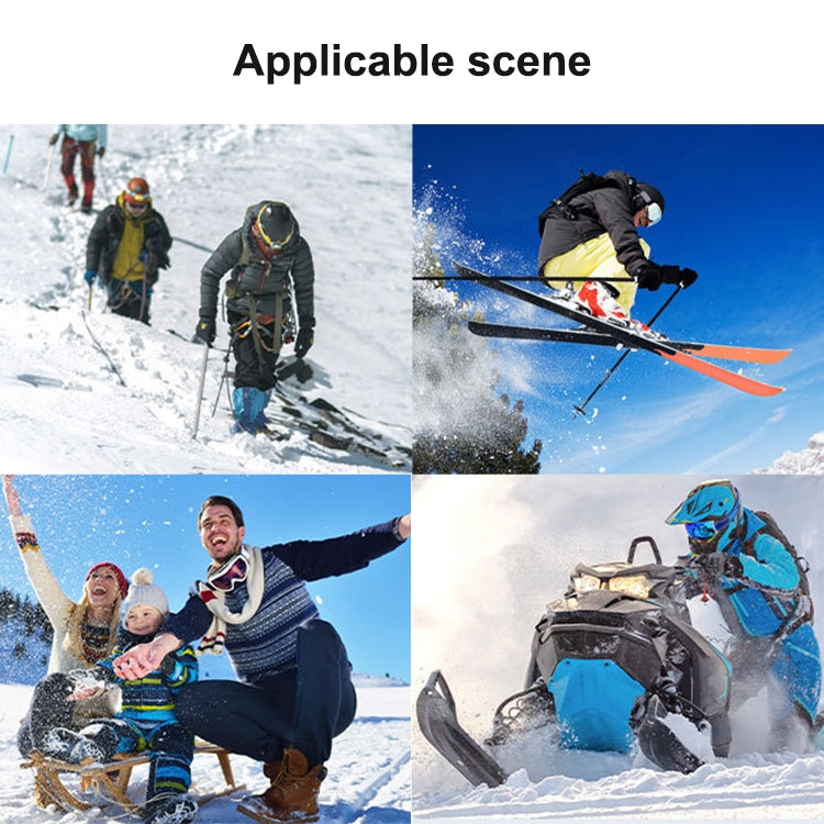 Winter Thermal Ski Gloves Outdoor Waterproof Velvet Gloves Thickening Touch Screen Motorcycle Gloves, Size: L(Black) - Locomotive Gloves by PMc TechLife | Online Shopping South Africa | PMc TechLife | Buy Now Pay Later Mobicred