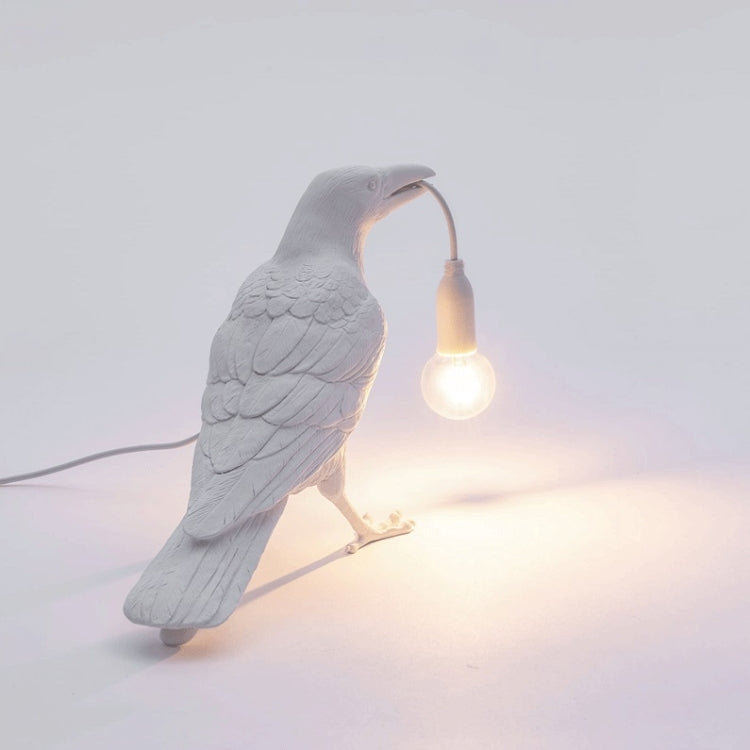 E12 LED Lucky Bird Wall Lamp Table Lamp For Bedroom, Style:Standing Table Lamp, Plug:US Plug(Black) - Bedside Light by PMC TechLife | Online Shopping South Africa | PMC TechLife