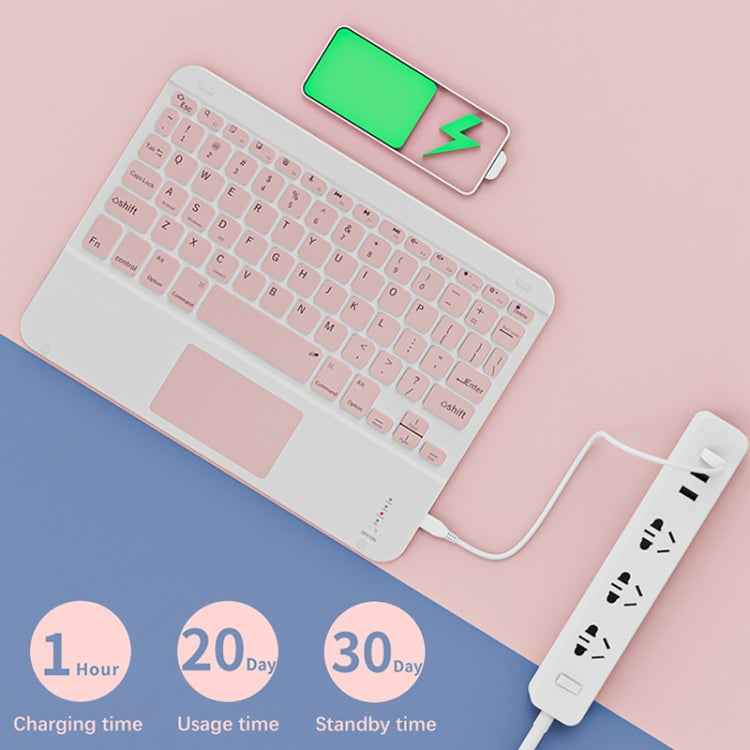 Universal Ultra-Thin Portable Bluetooth Keyboard and Mouse Set For Tablet Phones, Size:7 inch(Black Keyboard + Black Mouse) - Universal Keyboard by PMC TechLife | Online Shopping South Africa | PMC TechLife
