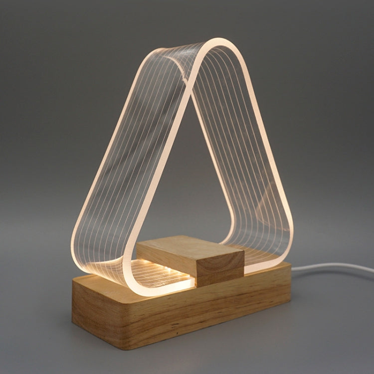 USB Simple Study Desk Lamp LED Acrylic Night Light - Bedside Light by PMc TechLife | Online Shopping South Africa | PMc TechLife | Buy Now Pay Later Mobicred