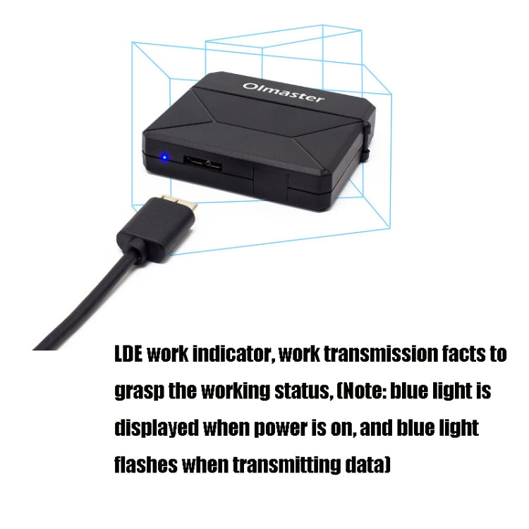 Olmaster External Notebook Hard Drive Adapter Cable Easy Drive Cable USB3.0 to SATA Converter, Style:Hard Disk Dedicated, Size:3.5 Inch (US Plug) - free shipping - PMC Jewellery - Order now!