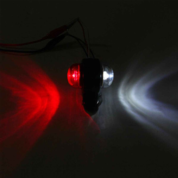 2 PCS X9 12-24V Mini Double-Sided Red And White Truck Side Lights Modified Special Side Lights - Clearance Lights by PMC TechLife | Online Shopping South Africa | PMC TechLife | Buy Now Pay Later Mobicred