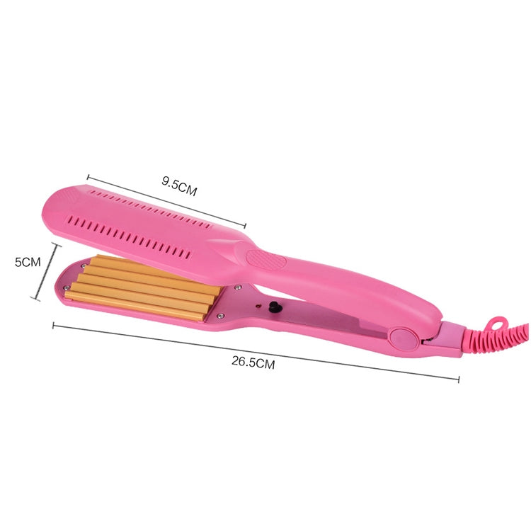 220V Professional Ceramic Corrugated Curling Iron(Blue) - free shipping - PMC TechLife - Order now!