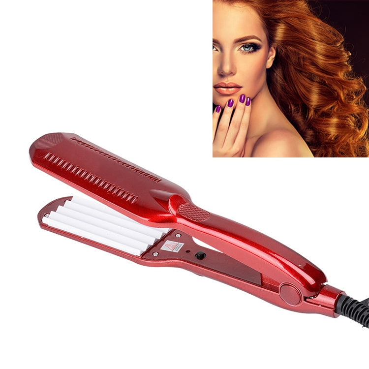 220V Professional Ceramic Corrugated Curling Iron(Red) - free shipping - PMC TechLife - Order now!