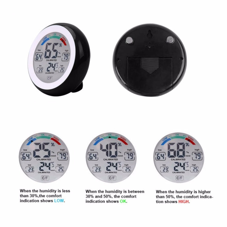 TS-S93 Multifunctional Digital Thermometer Hygrometer Temperature Humidity Meter, Value Trend Display C/Funit - Indoor Thermometer by PMC TechLife | Online Shopping South Africa | PMC TechLife