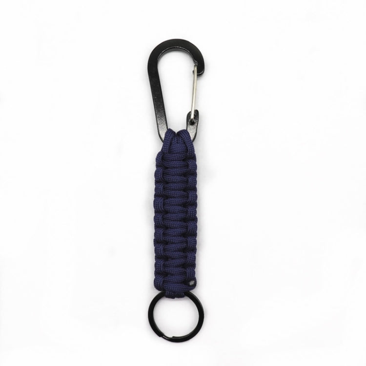 Outdoor Multifunctional Nylon Umbrella Rope Carabiner Key Chain(Deep Blue) - free shipping - PMc TechLife - Order now!