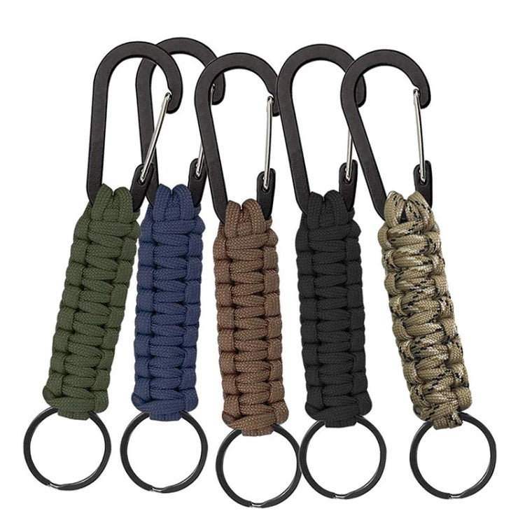 Outdoor Multifunctional Nylon Umbrella Rope Carabiner Key Chain(Deep Blue) - free shipping - PMc TechLife - Order now!