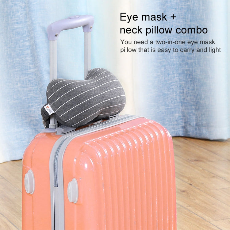 Business Travel Portable Pillow Eye Protection(Light Grey) - Cushions & Pillows by PMC Jewellery | Online Shopping South Africa | PMC Jewellery | Buy Now Pay Later Mobicred